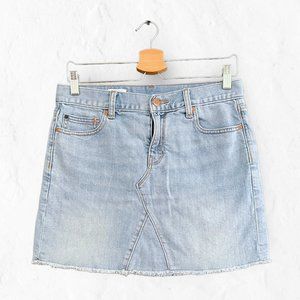 Gap 1969 Denim A-Line Mini Skirt 27 Petite